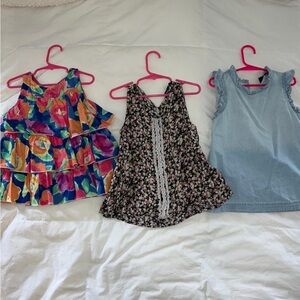 Bundle of 3 girls shirts all size 7/8 all like new